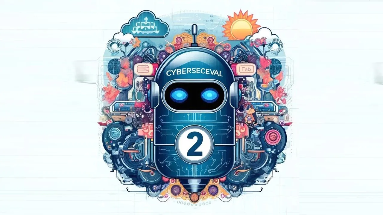 Cover for CyberSecEval 2 for LLM security assessments